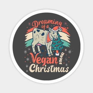 I'm Dreaming of a Vegan Christmas Funny Men Women Magnet